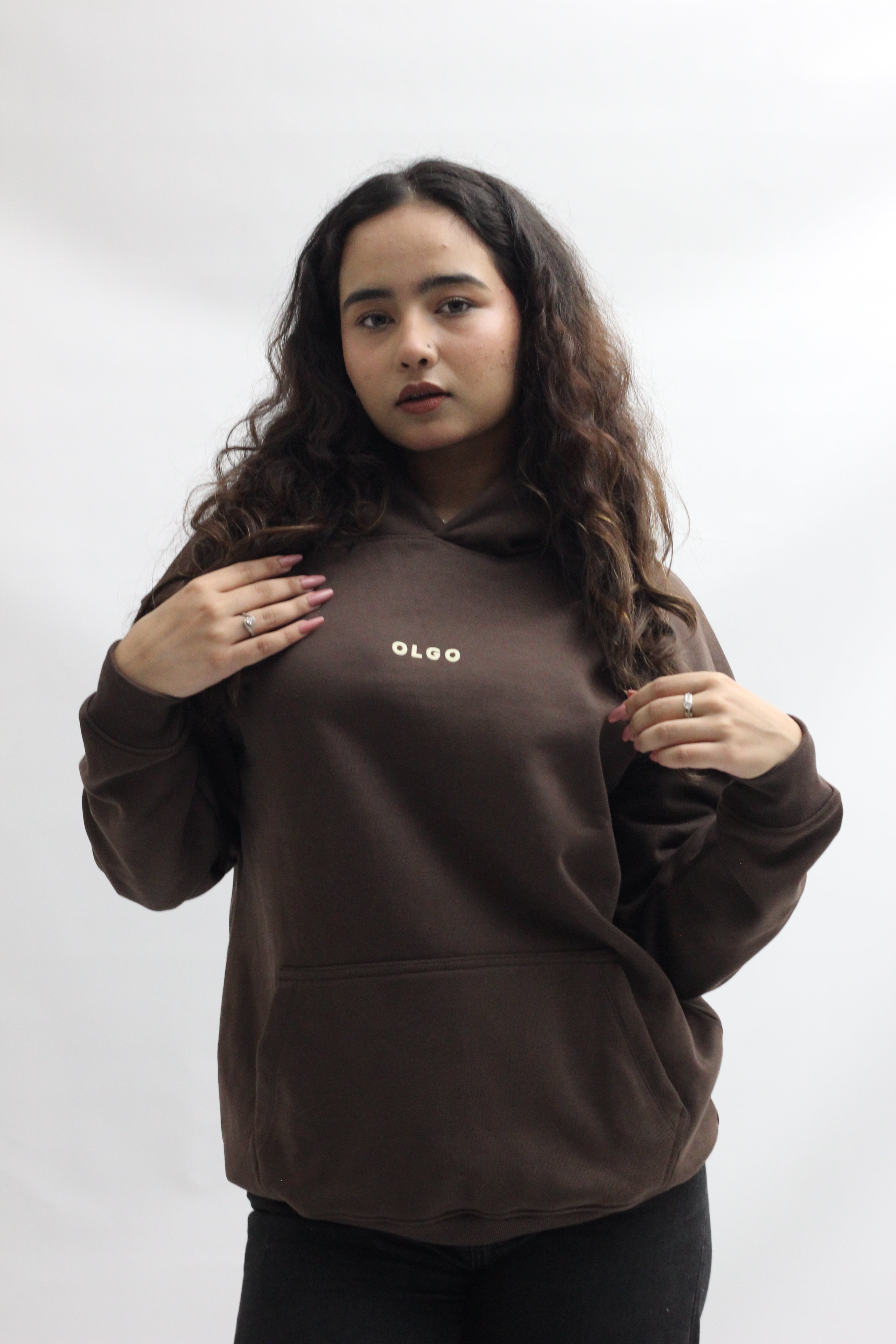 Taupe Brown Hoodie
