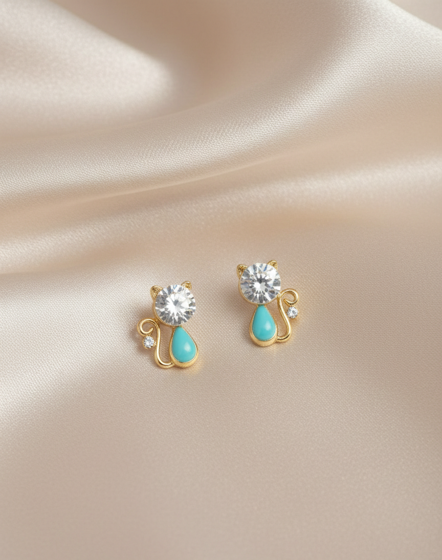 Aqua Luxe Crystal Earrings