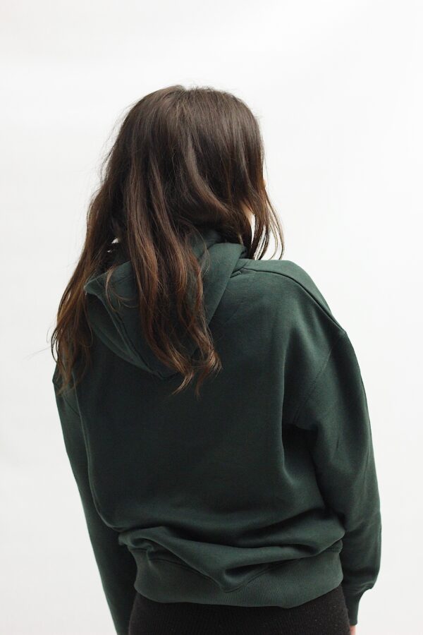 Hunter Green Hoodie - Image 2