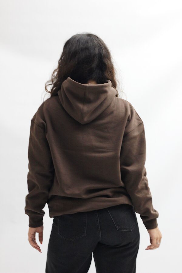 Taupe Brown Hoodie - Image 4