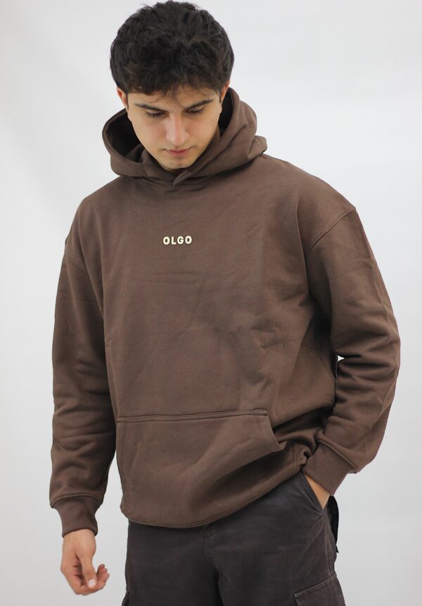 Taupe Brown Hoodie - Image 5